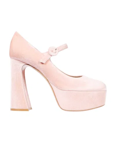 Gianvito Rossi Logo High Heels In Pink