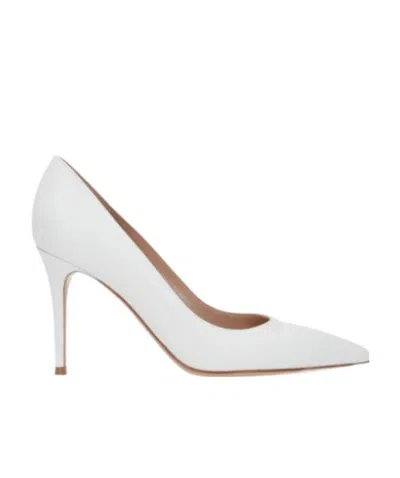 Gianvito Rossi Logo High Heels In White
