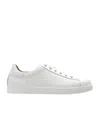 Gianvito Rossi Leather Sneakers In White