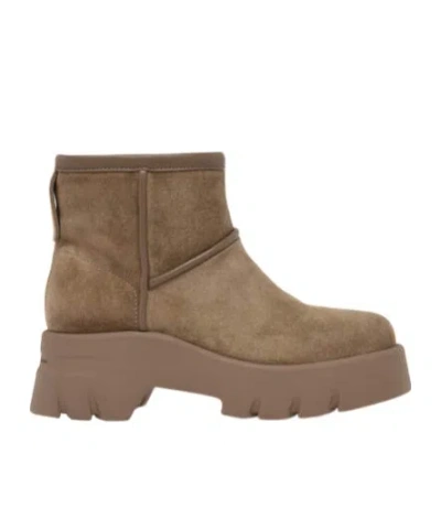 GIANVITO ROSSI LOGO SHORT BOOTS