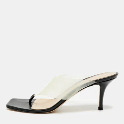 Pre-owned Gianvito Rossi Lotus Size 40 Transparent Pvc Thong Sandals