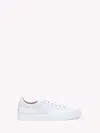 Gianvito Rossi Low Top Leather Sneakers In White
