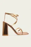 GIANVITO ROSSI LUDOVICA SANDAL IN GOLD