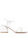 Gianvito Rossi Cassis 70mm Leather Sandals In Black