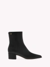 Gianvito Rossi Lyell 45 Ankle Boots In Black Calf