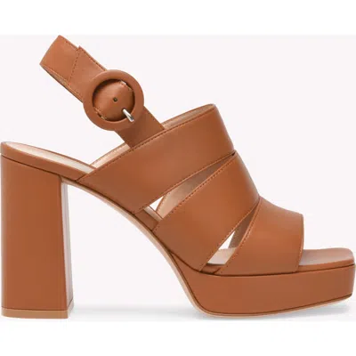 Gianvito Rossi Lyonne Sandals In Brown