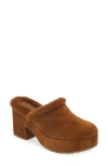 Gianvito Rossi Suede Block-heel Platform Mules In Texas/texas