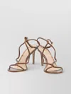 Gianvito Rossi Strappy Open Toe Sandals With 85mm Heel In Pink