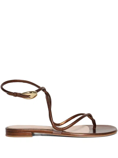 GIANVITO ROSSI MAMBA STRAPPY SANDALS