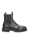 Gianvito Rossi Man Ankle Boots Black Size 12 Leather In Black