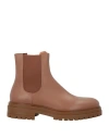 Gianvito Rossi Man Ankle Boots Tan Size 12 Leather In Brown