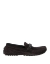 Gianvito Rossi Man Loafers Dark Brown Size 10 Leather In Brown