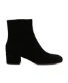 Gianvito Rossi Woman Ankle Boots Black Size 7 Leather In Black