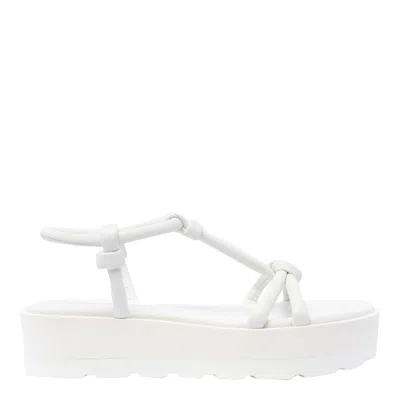 Gianvito Rossi White Marine Flat Sandals