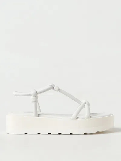Gianvito Rossi Marine Sandals In Nappa In White