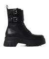 Gianvito Rossi Ankle Boots With Buckle And Round Toe In Black