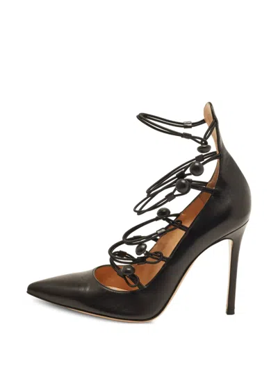 Pre-owned Gianvito Rossi Marquis Caged Pumps In Black