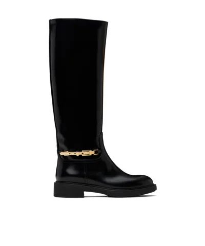 GIANVITO ROSSI MARTINE PIN-BUTTON SHORT BOOTS
