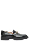 Gianvito Rossi Martine Round Toe Loafers In Dvd Nero