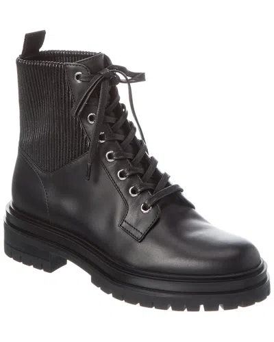 Gianvito Rossi Martis 20 Leather Boot In Black