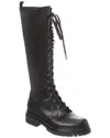 Gianvito Rossi Martis 20 Leather Over-the-knee Boot In Black