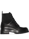 Gianvito Rossi Martis Combat Boots In Black