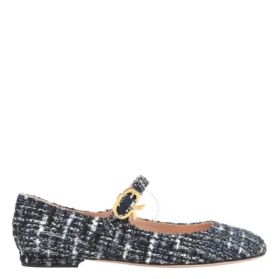 Gianvito Rossi Mary Ribbon 05 Ballerinas Shoes In Blue