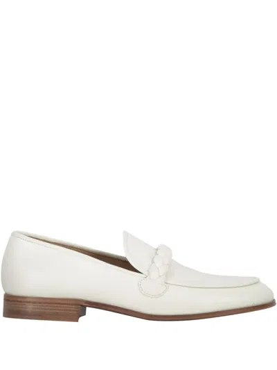Gianvito Rossi Massimo Loafers In White