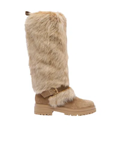 GIANVITO ROSSI GIANVITO ROSSI MAVERICK BUCKLE DETAILED BOOTS