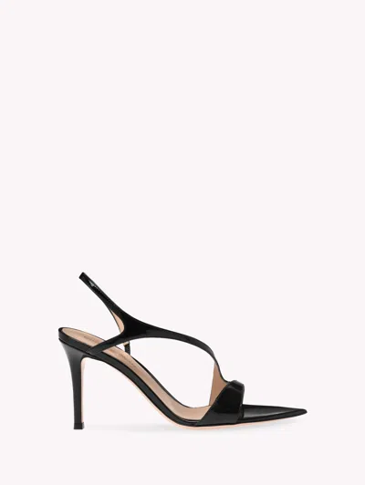 Gianvito Rossi Women's Mayfair 85 High Heel Sandals In Black Patent