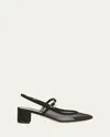 Gianvito Rossi Mesh Mary Jane Ballerina Pumps