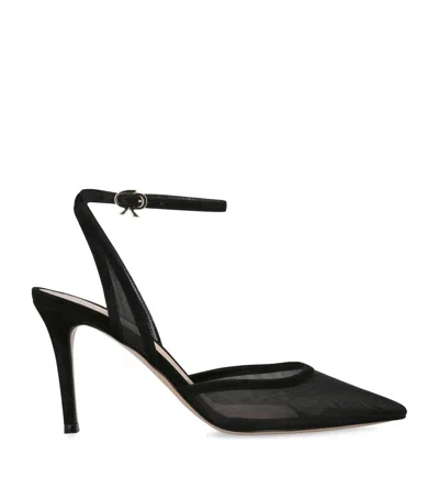 GIANVITO ROSSI MESH PUMPS 80