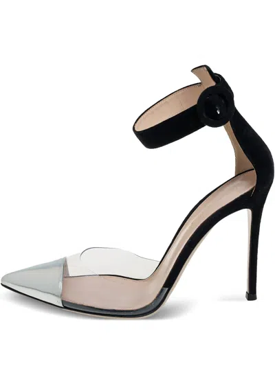 Pre-owned Gianvito Rossi Metallic Cap-toe Heeled Sandals