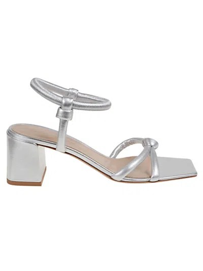 GIANVITO ROSSI GIANVITO ROSSI METALLIC LEATHER SANDAL