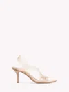 Gianvito Rossi Metropolis 70 Pvc And Leather Stiletto Sandals In Neutrals