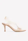 Gianvito Rossi Metropolis 70 Plexi Sandals In Neutrals