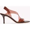 Gianvito Rossi Metropolis 70mm Stiletto Sandals In Brown