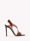 Gianvito Rossi Metropolis 115mm D'orsay Sandals In Brown