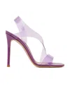 Gianvito Rossi Metropolis High-heeled Sandals In Purple