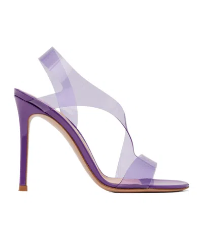 GIANVITO ROSSI METROPOLIS OPEN-TOED HEELS SANDALS