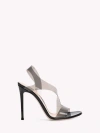 Gianvito Rossi Metropolis Transparent-strap Pvc Heeled Sandals In Black
