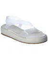 Gianvito Rossi Woman Sandals Transparent Size 9 Textile Fibers In White