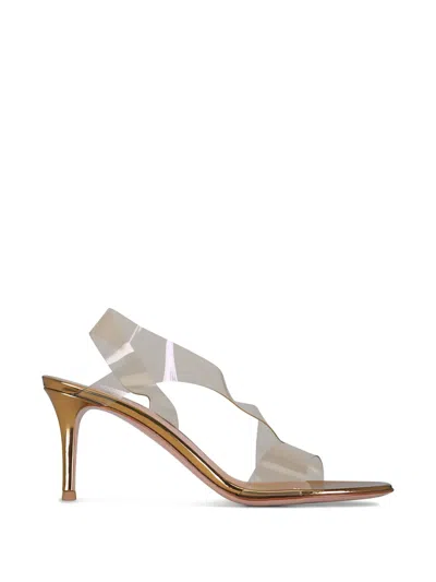 Gianvito Rossi Metropolis Sandals In Gold