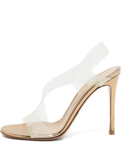 Pre-owned Gianvito Rossi Metropolis Sandals In White