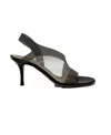 Gianvito Rossi Metropolis 70mm Transparent Sandals In Black