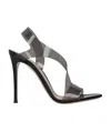 Gianvito Rossi Metropolis Twisted Stiletto-heeled Sandals In Black