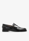 Gianvito Rossi Michael Calf Leather Loafers In Black