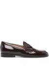 Gianvito Rossi Michael Loafers In Red