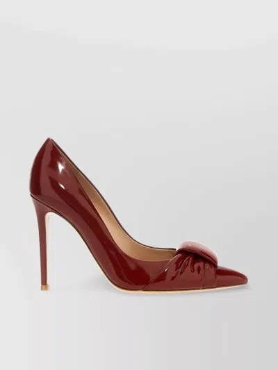 Gianvito Rossi Midnight Bow Pointed Toe Pumps