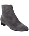 Gianvito Rossi Milton Suede Bootie In Gray